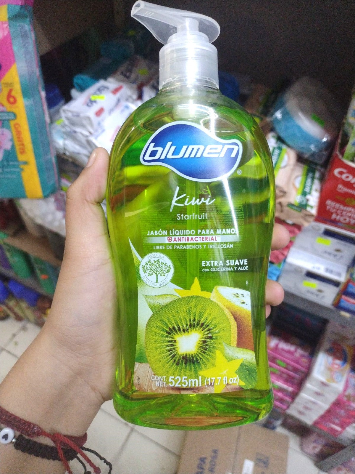 JABON DE MANOS BLUMEN KIWI 525 ML DESPACHADOR