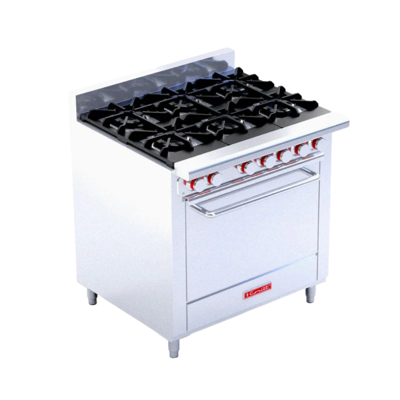 Coriat Estufa con 6 Quemadores y 1 Horno EC-6-HG DE PISO MASTER