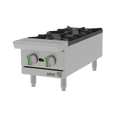 Asber Parrilla gas natural 2 quemadores acero inox AEHP-2-12-EM-NG