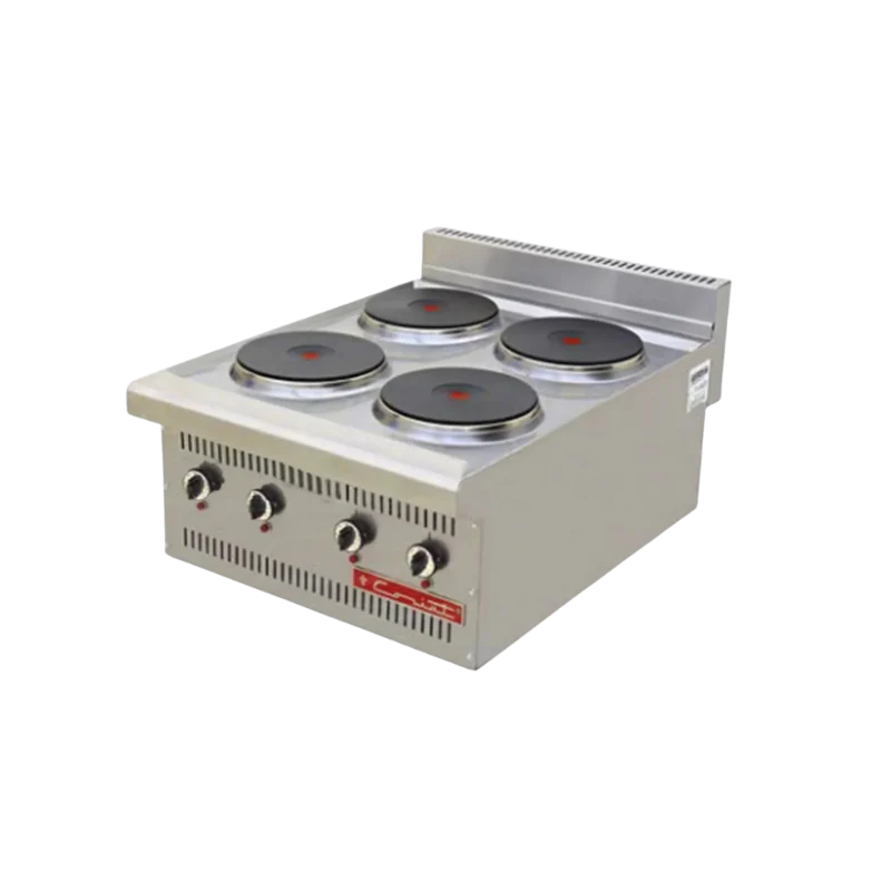 Coriat Parrilla Eléctrica 4 Platos de 2600W C/U, 220V PCV-4-E MÁSTER