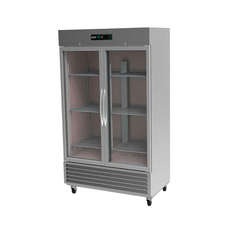 Asber Refrigerador 2 puertas cristal ARR-37-G HC