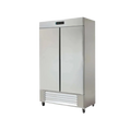 Asber Refrigerador 2 Puertas sólidas acero ARR-37 HC