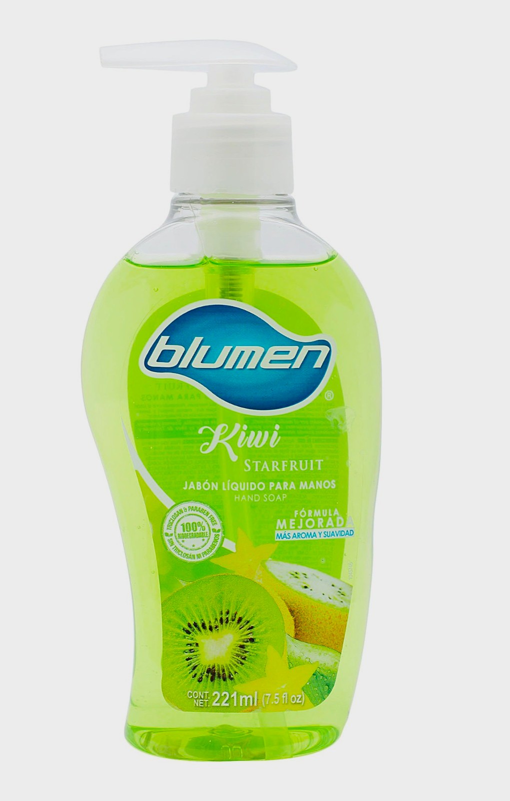 JABON DE MANOS BLUMEN KIWI 221 ML DESPACHADOR